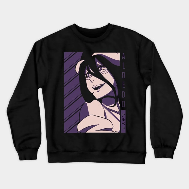 Albedo Overlord Crewneck Sweatshirt by Cutedrawsave